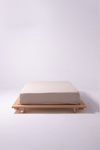 Sand Beige Fitted Sheet – 100% Premium Cotton