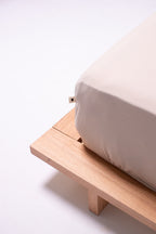 Sand Beige Fitted Sheet – 100% Premium Cotton