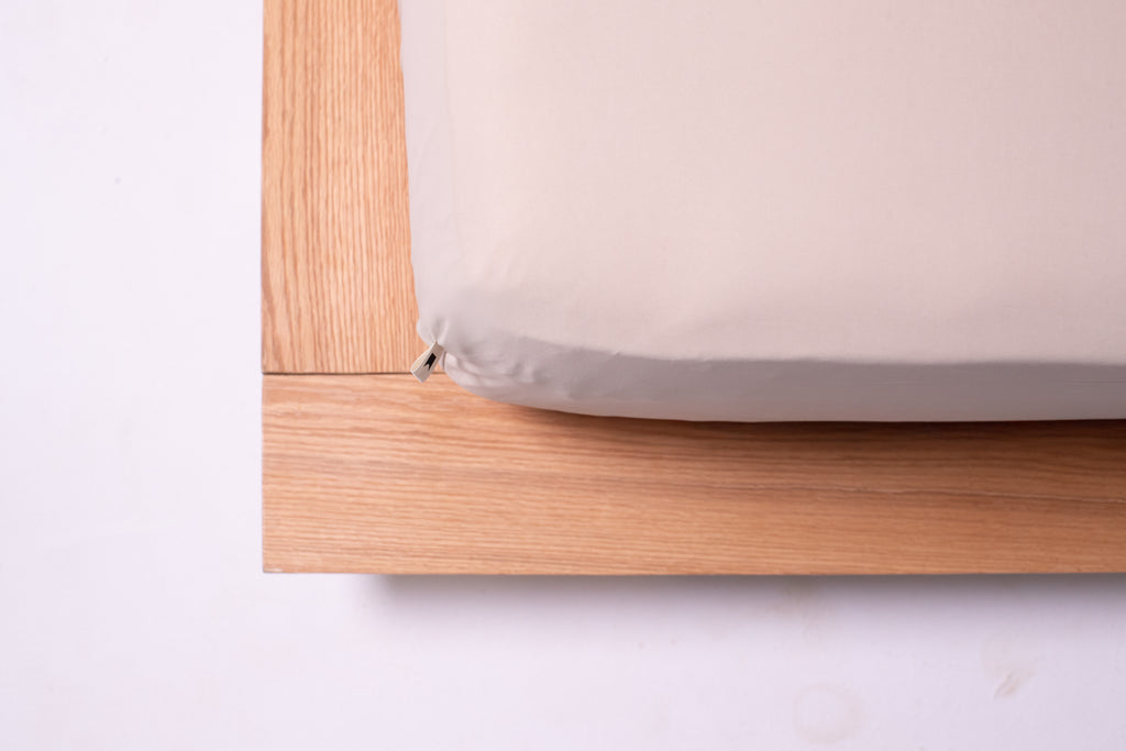 Sand Beige Fitted Sheet – 100% Premium Cotton