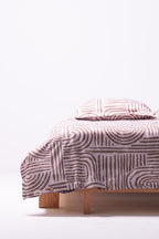 Organic Flow Duvet Cover – 179 TC Percale Cotton